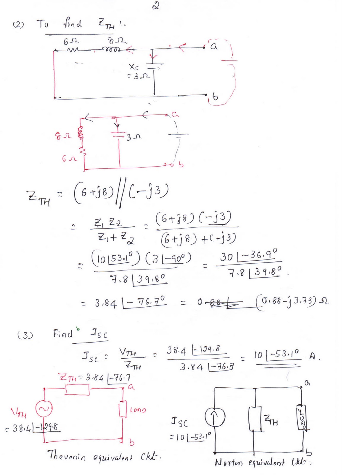Electrical Circuits & Machines Hand-Written notes: Lecture - 7