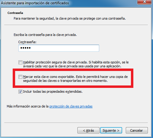 Windows: Exportar certificado digital no exportable