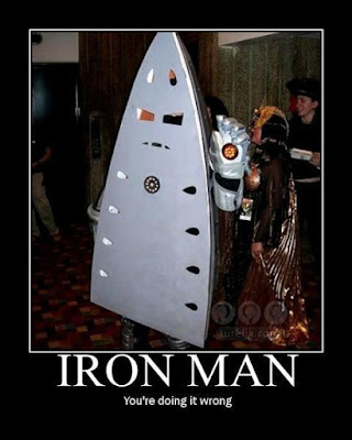 That Is Not What I meant, Iron Man doing it wrong, fail costume funny picture
