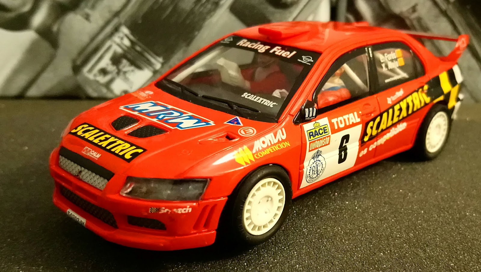 scalextric mitsubishi evo