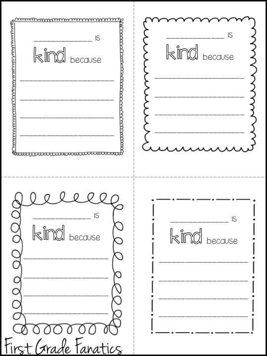 First Grade Fanatics: Catching kindness Freebies and a Giveaway!
