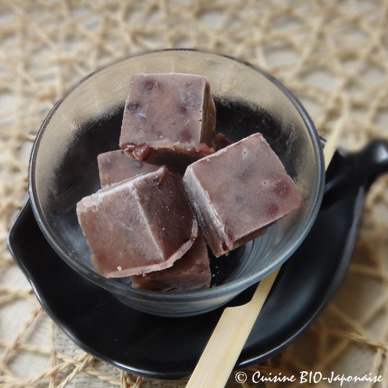 Cuisine BIO-Japonaise: Azuki-bar (barre glacée à l'Azuki)