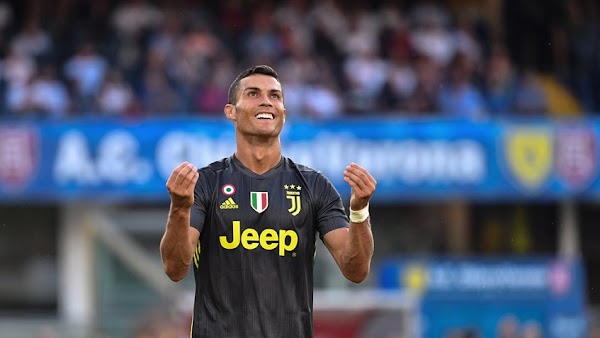 Cristiano Ronaldo debutó y la Juventus venció 3-2 al Chievo Verona en la Serie A italiana