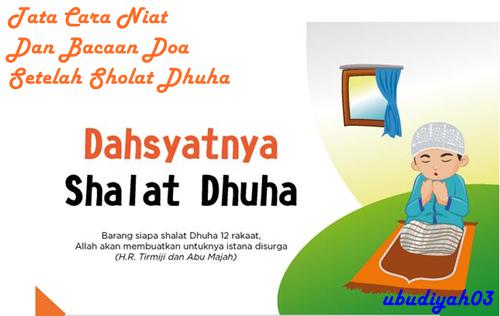Niat Dan Bacaan Doa Setelah Sholat Dhuha Tata Cara Niat Dan Bacaan Doa Setelah Waktu Sholat Dhuha