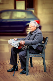 Elderly people in Barcelona