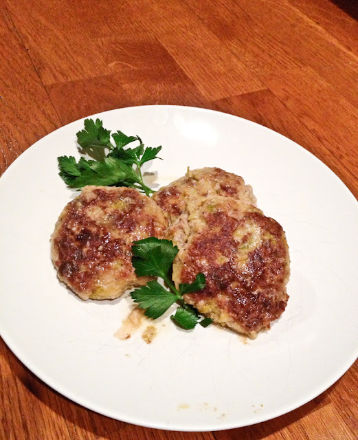 Lemony leek meatballs