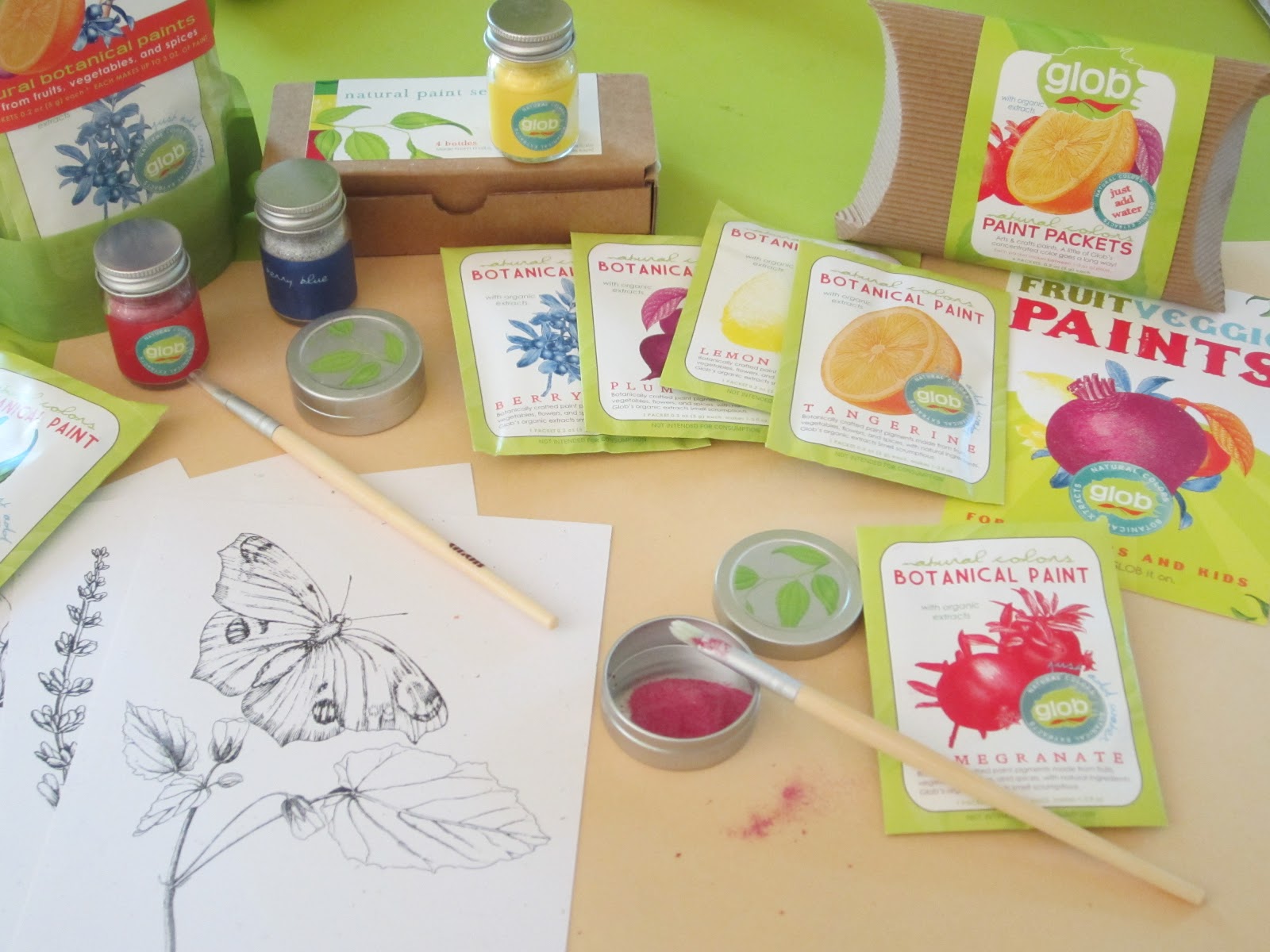 Glob Natural Paint for Kids Giveaway!