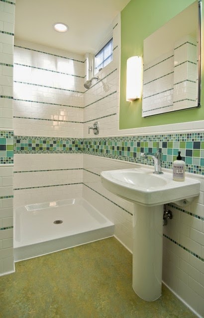 Hogares Frescos: 21 Baños Elegantes Decorados con Azulejos con Patrones