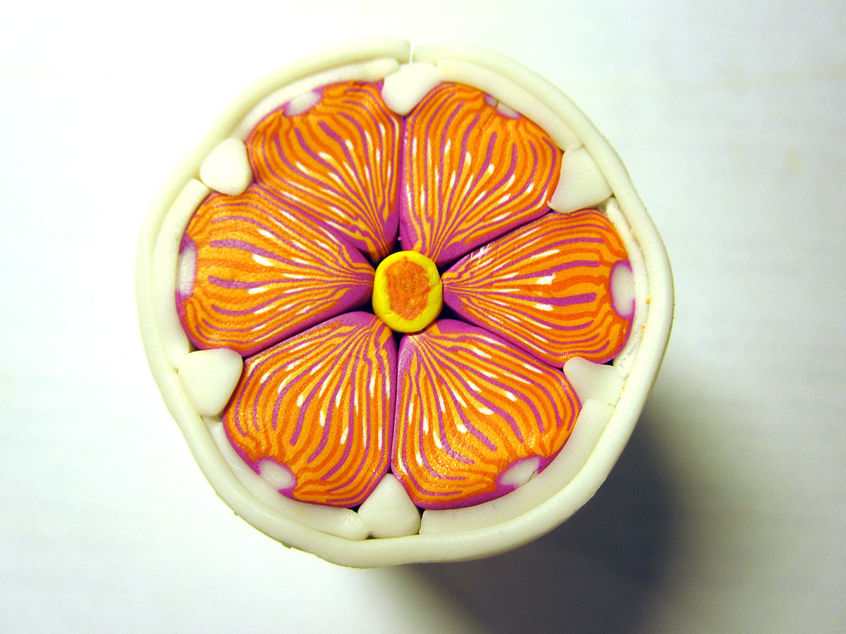 *ClayGuana Polymer Clay Flower Pot