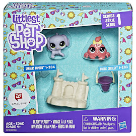 Littlest Pet Shop Series 1 Adorable Adventures Dottie Crabley (#1-203) Pet