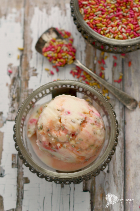 Anise-scented Ice Cream w/ Candied Fennel Seeds