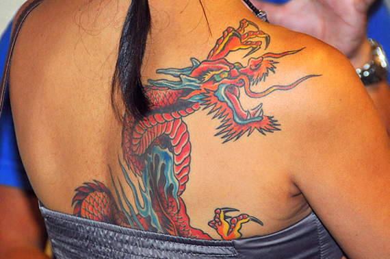 tatuajes de dragones orientales