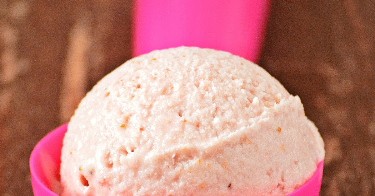 Strawberry ice cream Egg Free No Ice Cream Maker needed Veg