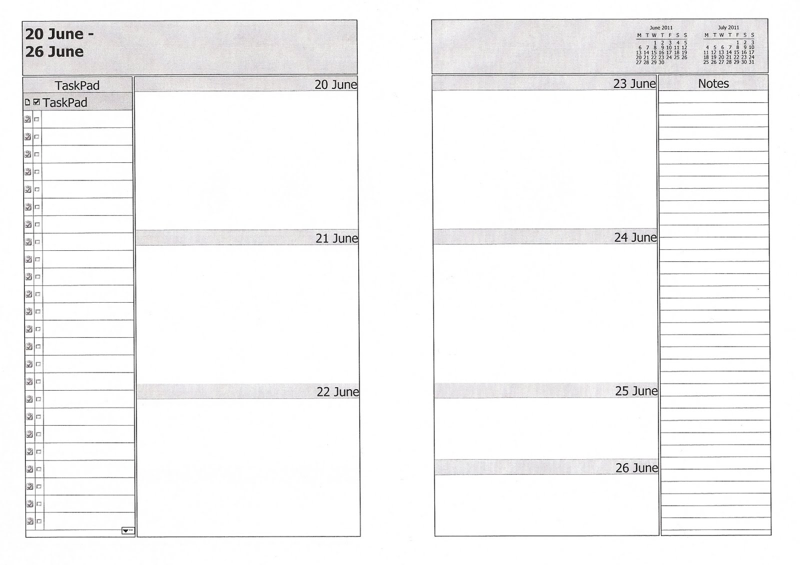 calendar diary format philofaxy a5 week to view diary format calendar diary format philofaxy a5 week to view diary format