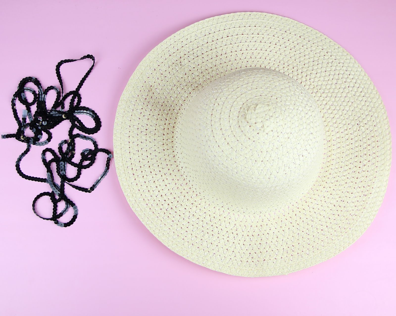 {VIDEO} DIY Easy Personalized Sun Hat Under 5 Cheap NoSew "Embroidered" Summer Straw Hat