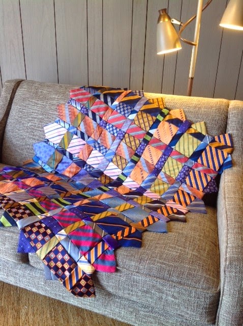 Deb Rowden's Thrift Shop Quilts: Renay's Tie Quilt is now a pattern