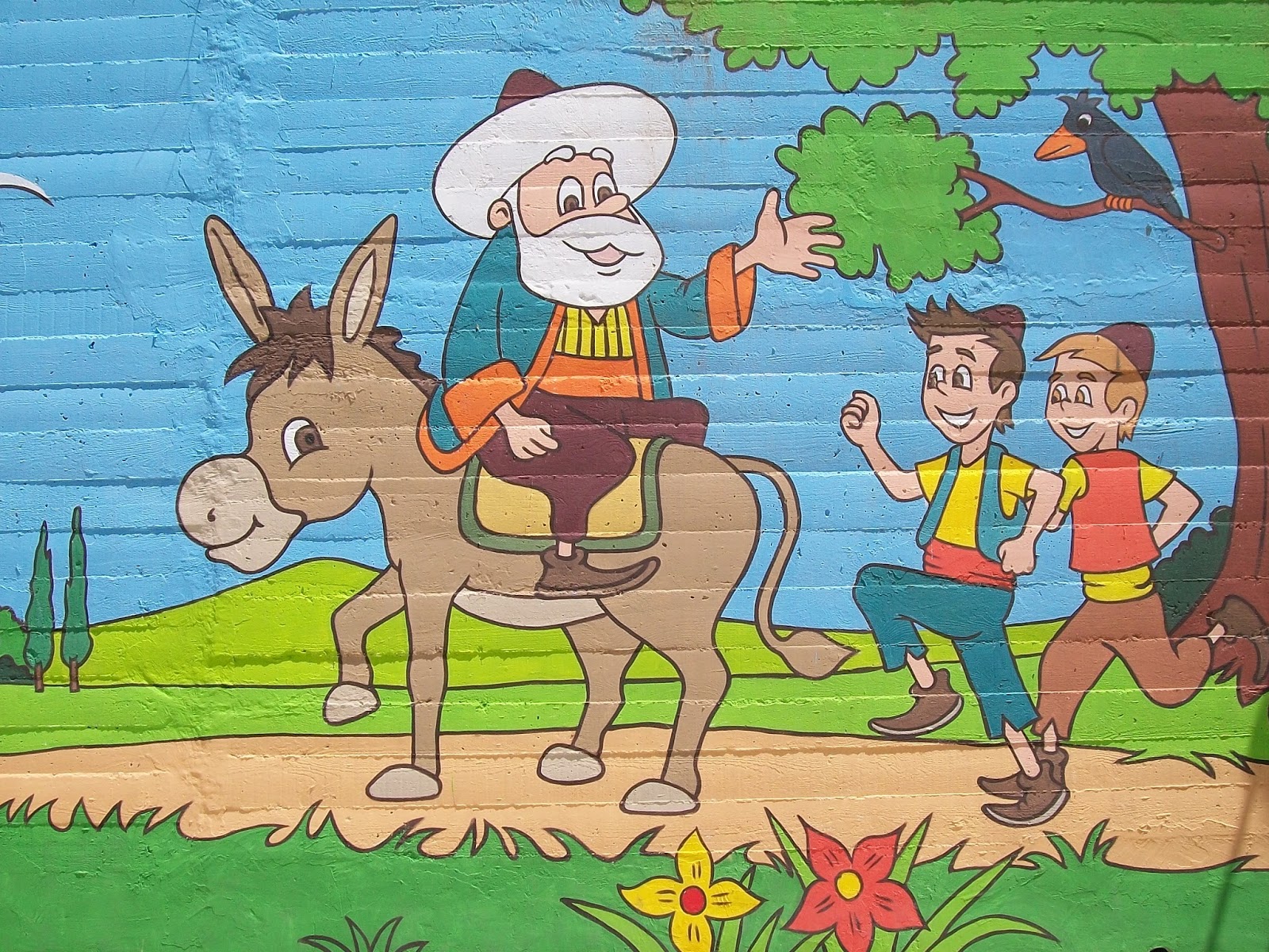 kocaeli izmit resim kursu Duvar Resmi ( Okul Duvarı)