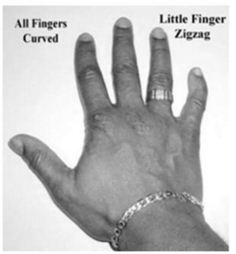 finger little palmistry hand reading