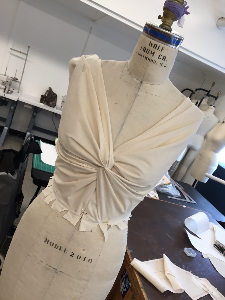 Draping a Knit Dress with a Twist male pattern boldness Bloglovin’