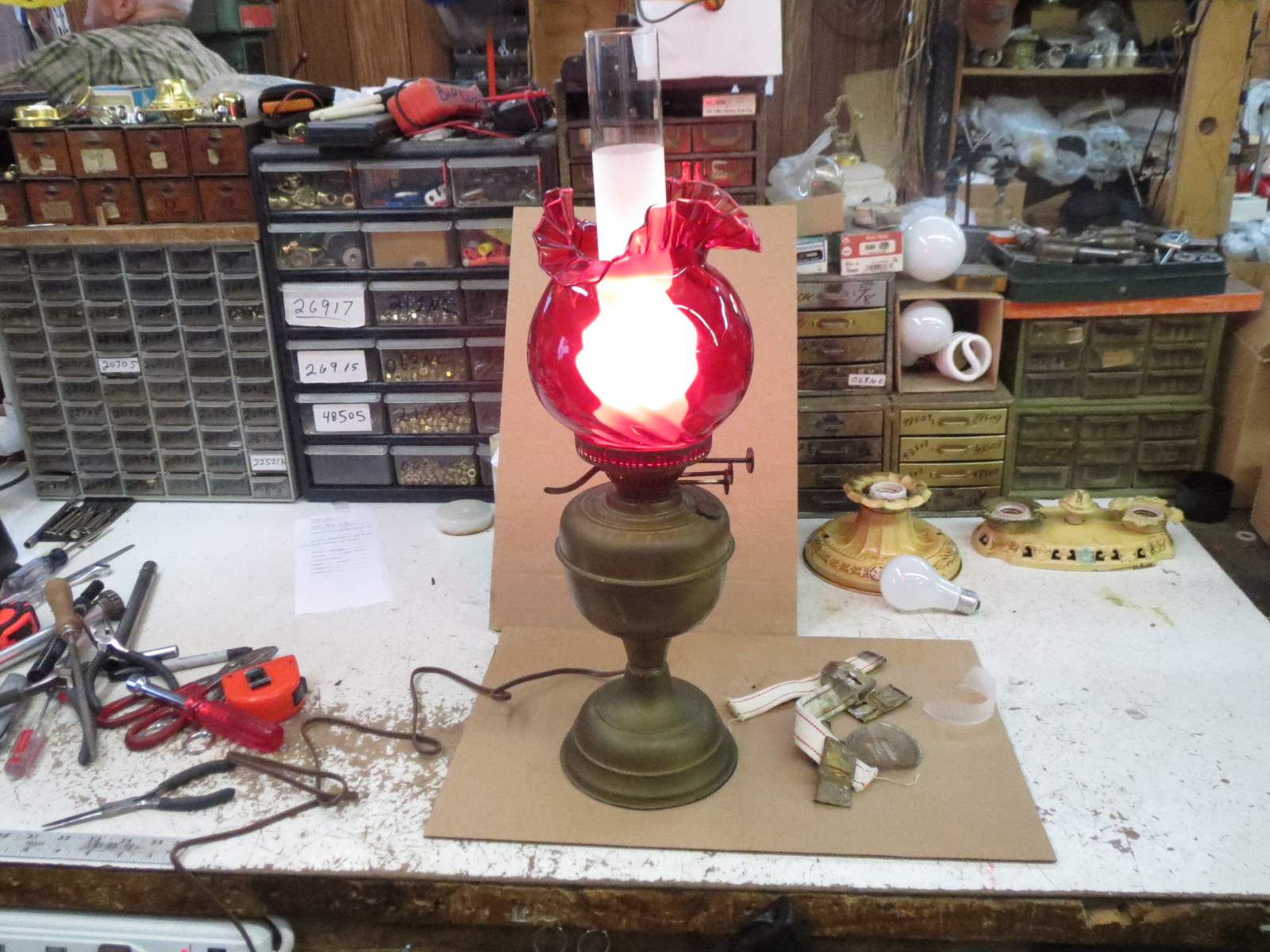 Lamp Parts and Repair Lamp Doctor Converting an Old Duplex Burner