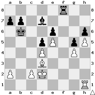 Here, I played the only move to safely escape the fork (Qd3