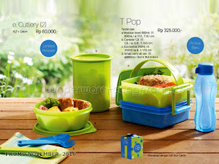 T Pop & Cutlery Promo Tupperware November 2016