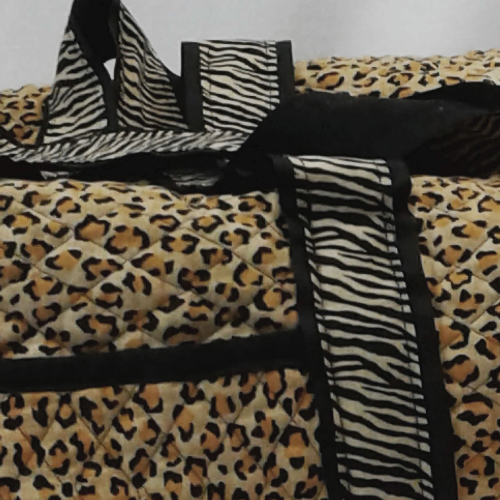 it animal print luggage