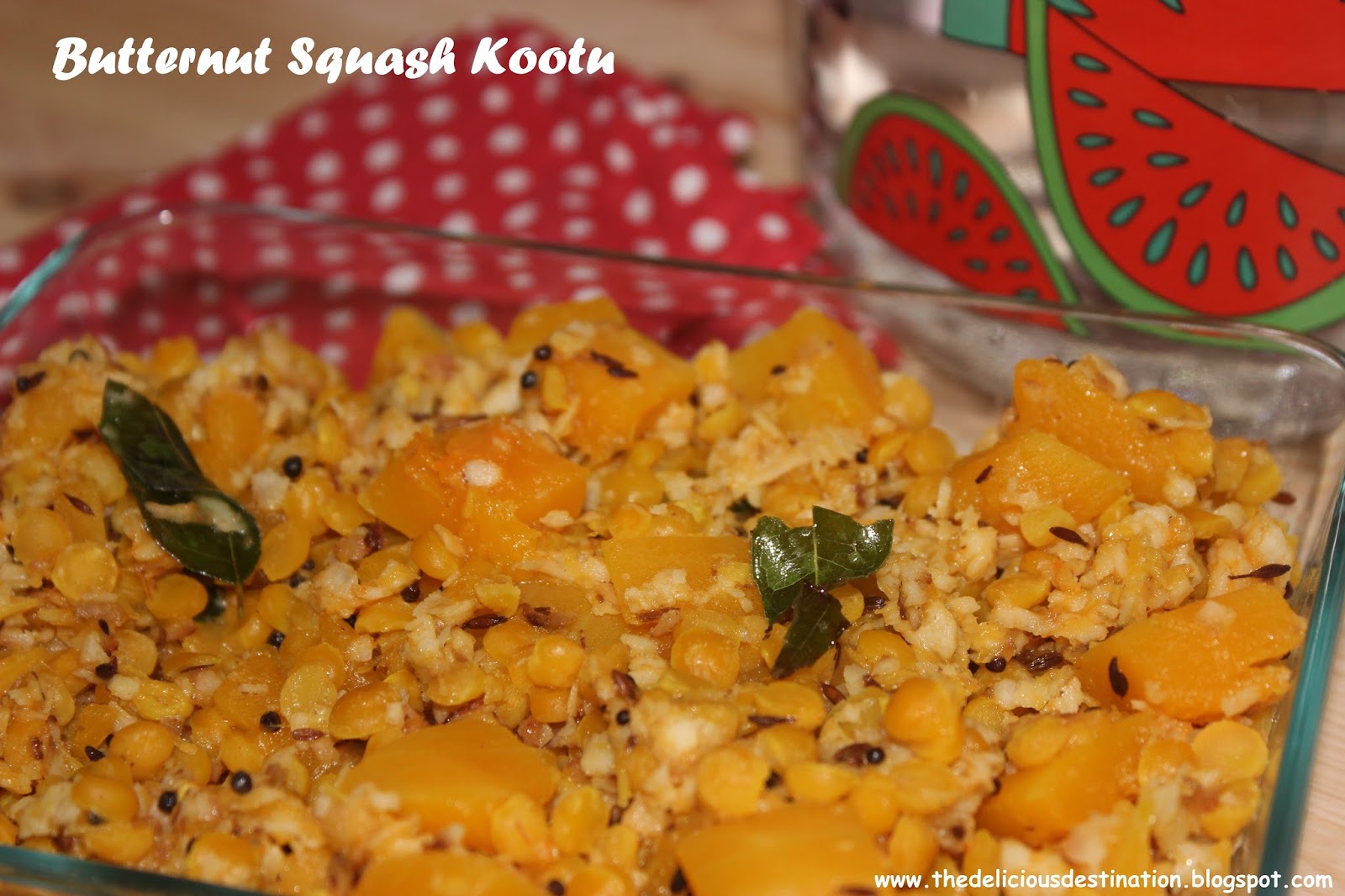 The Delicious Destination Butternut Squash Kootu Recipe