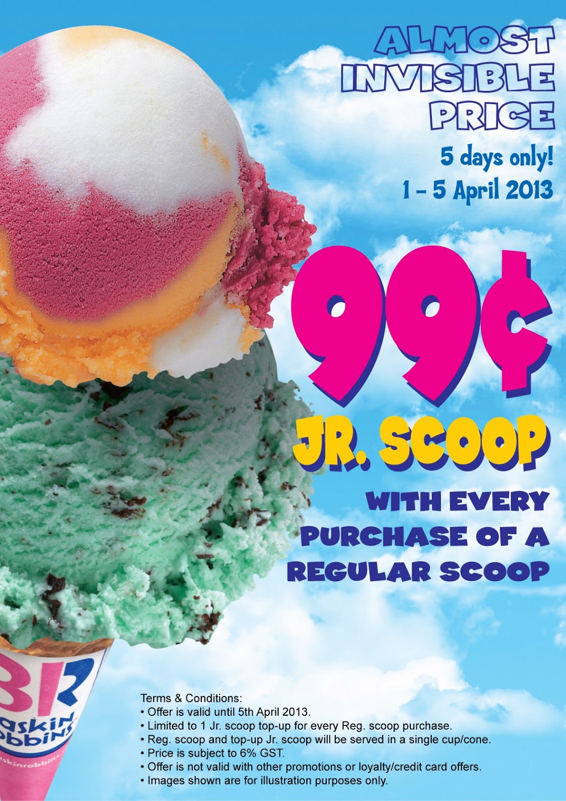 I Love Freebies Malaysia Promotions > BaskinRobbins 99 cents