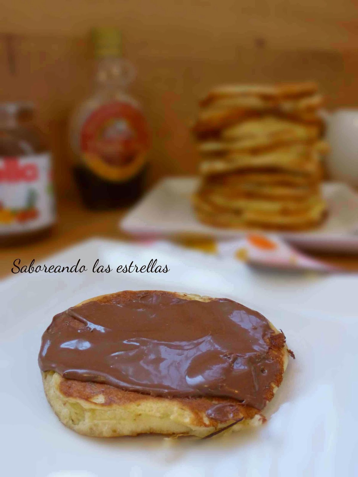 Tortitas de yogur con Nutella