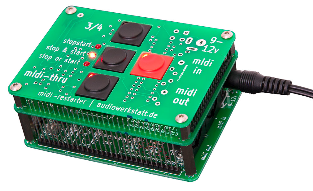 MATRIXSYNTH audiowerkstatte midirestarter & midiclockdivider