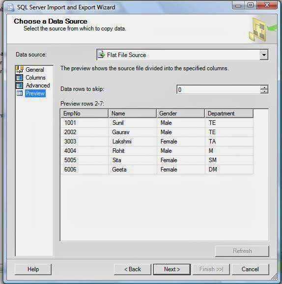 SQL ,Data Warehouse and Testing Concepts SQL Learn to upload flat file into SQL Server 2008