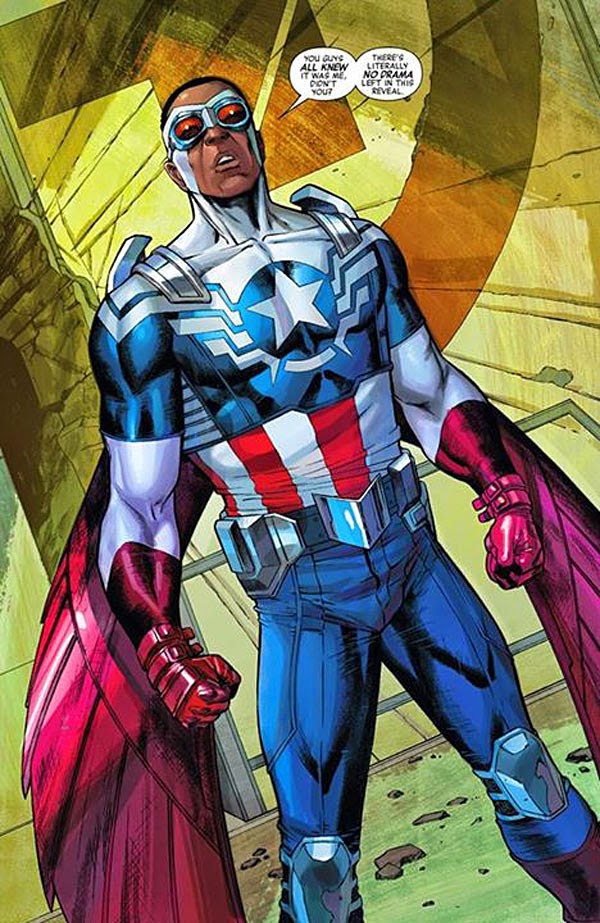 Universo Animangá Marvel Comics Capitão América (Sam Wilson)