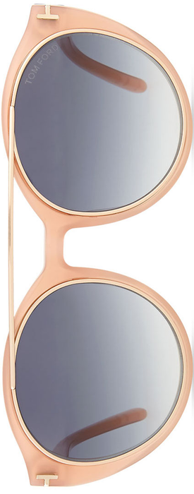 TOM FORD Joan Two-Tone Aviator Sunglasses 