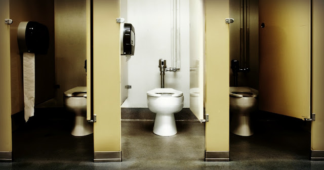 8 Ways Public Restrooms Suck When You're a Parent -- Taking your kid to pee at the mall is every parent's worst nightmare... for all of these 8 reasons.  {posted @ Unremarkable Files}