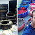 This Artist Uses Old Tires He Finds In The Streets To Create Beds For Animals