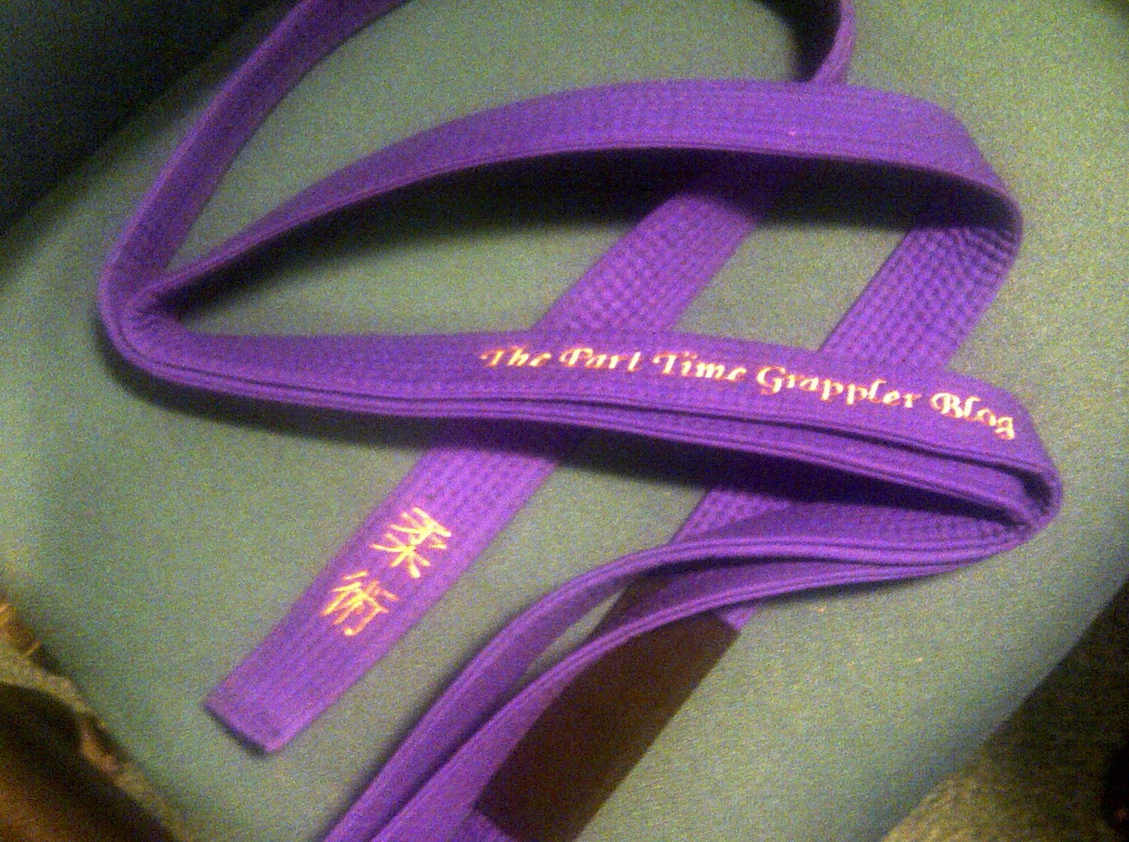 Grappling and BJJ tips by Liam The PartTime Grappler Wandi BJJ Belt