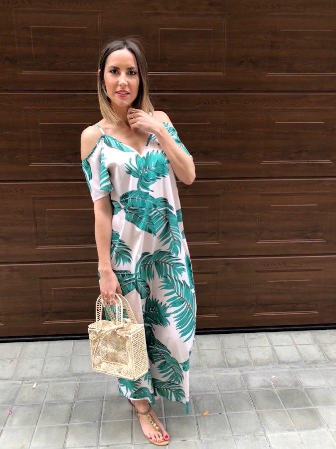 Fitness And Chicness-Leaf Print Dresses La Familia-4