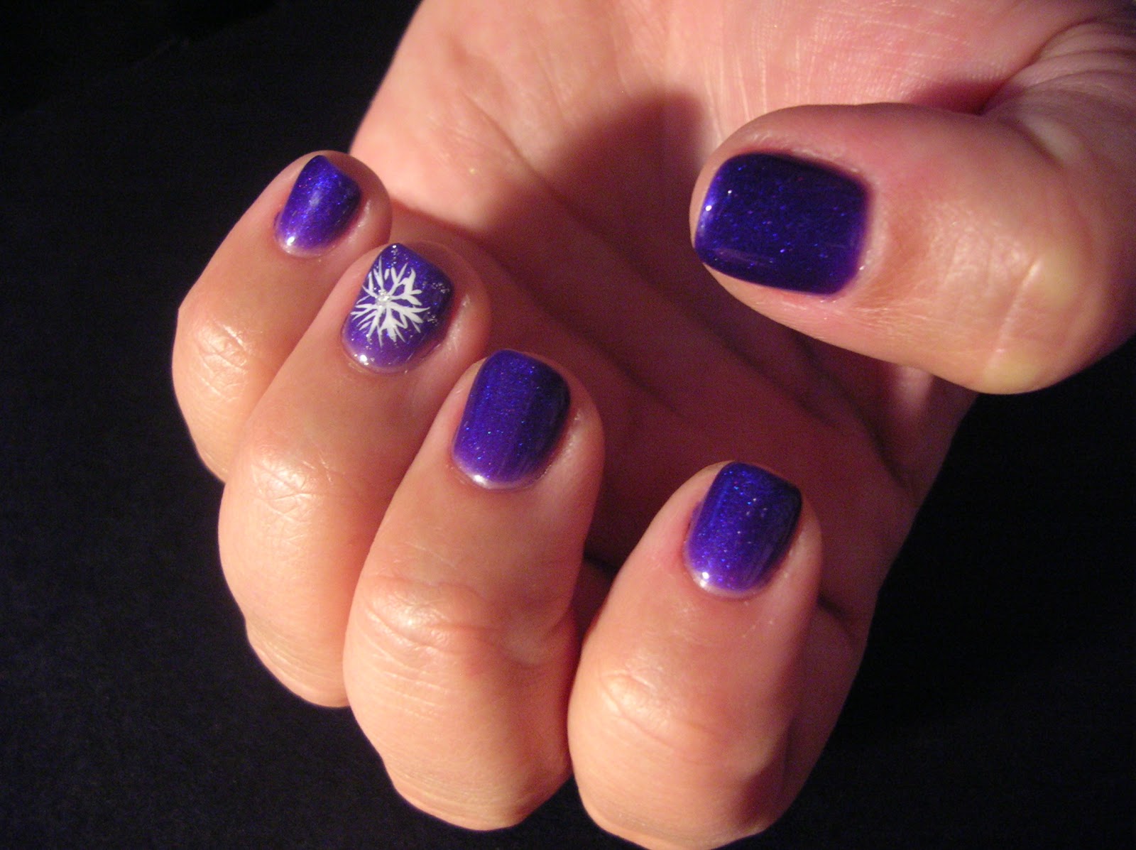 ecklipsed by color Icy indigo intrigue OPI's Tomorrow Never Dies