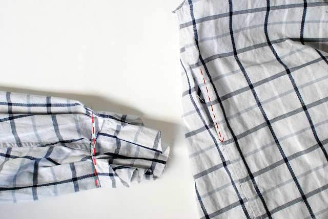 Trash To Couture: Repurposed Men's Shirt Dress