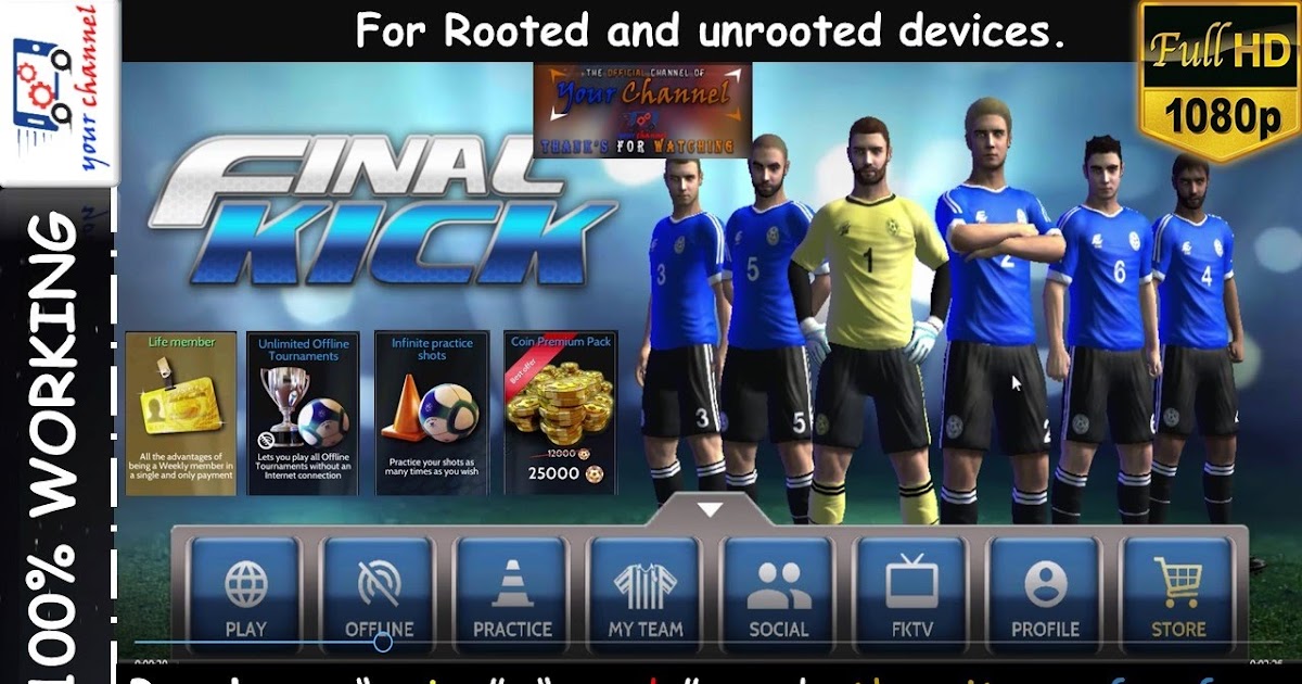Download Gratis Final Kick Online Football Mod Apk + Data Terbaru 2017