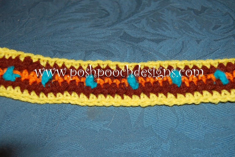 Posh Pooch Designs 12 Collars of Christmas Pattern 7 "Retro"