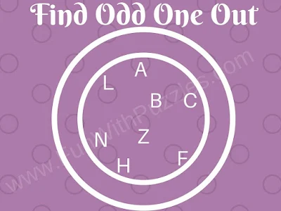 Odd Letter Out Picture Puzzle for Kids