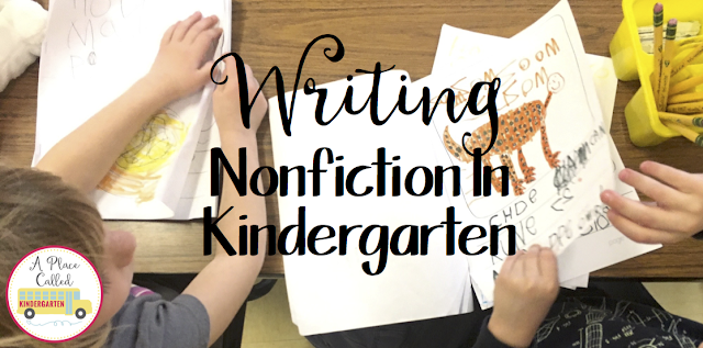Check out examples of Kindergarten informational writing and the nonfiction mentor texts that inspired their writing. This post also includes a way to support struggling Kindergarten informational text writers.