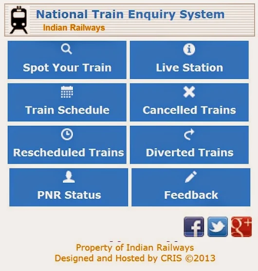 Mobile Train Enquiry System Live Train Station Status Spot Train On
