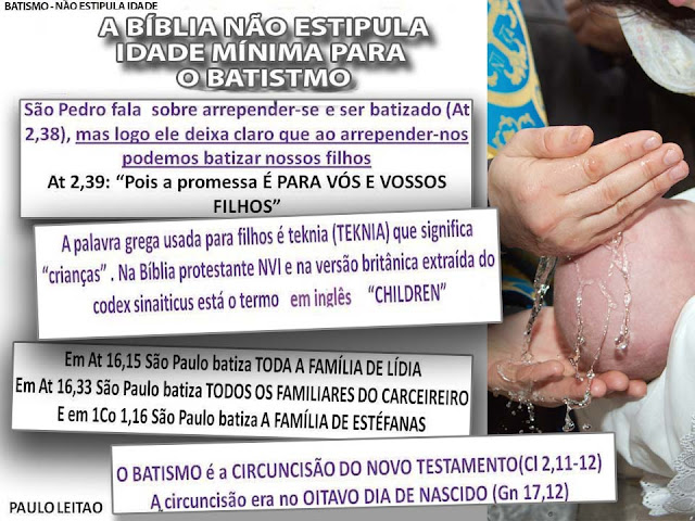 Resultado de imagem para estão todos certos quem batiza e quem não batiza