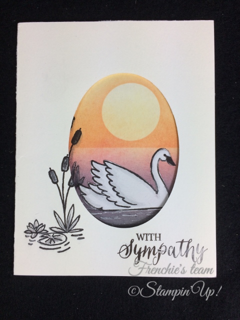 Swan Lake, Rose Wonder, Frenchie' Team, Stampin'Up!