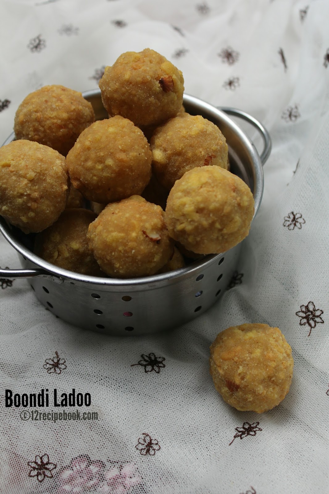 Boondi Ladoo Recipe Book