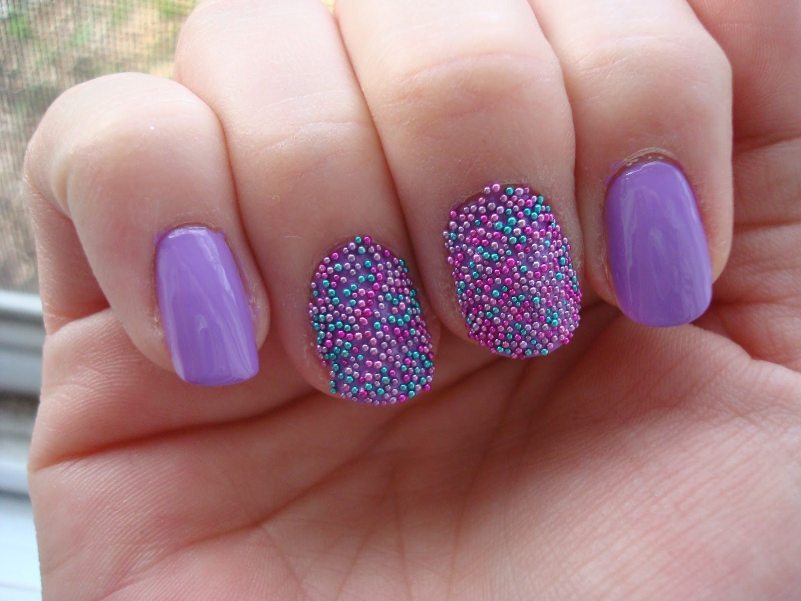 Micro Bead Nail Design Ideas - wide 6