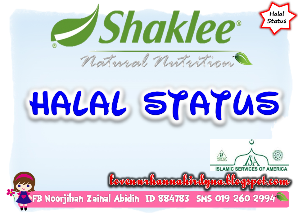 Status Halal Shaklee